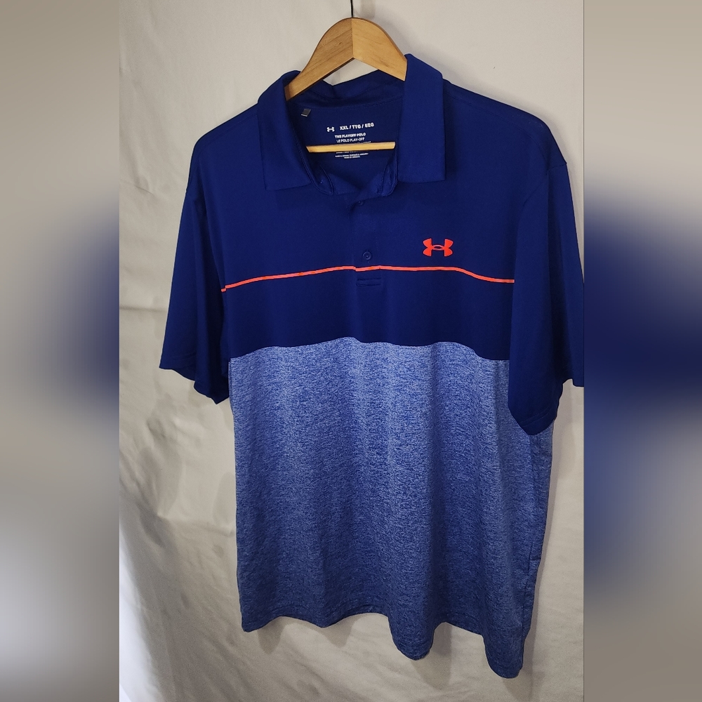 Under Armour the playoff polo. In great condition. XXL. ONLY WORN 3 OR 4 TIMES.